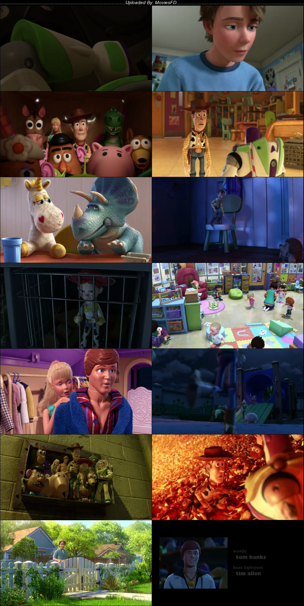 Download Toy Story 3 (2010) BluRay [Hindi + English] ESub 480p 720p