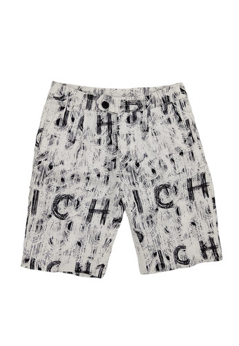 john richmond kids bermuda in lino bianca logo allover bambino a.jpg