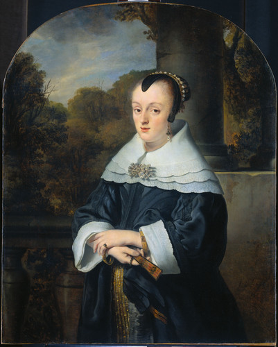 Bol, Ferdinand Maria Rey (1630 1703). Жена Roelof Meulenaer, 1650, 118 cm х 96,5 cm, Холст, масло