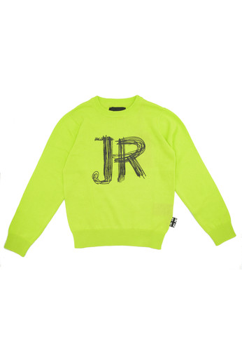 john richmond kids maglia in filo giallo lime bambino a.jpg
