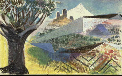 The Dragon Tree and Views of Fields from the Garden at Sitio Litre