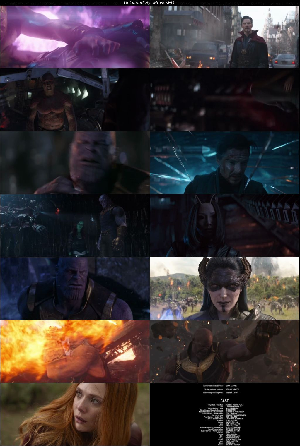 Download Avengers: Infinity War (2018) BluRay [Hindi + English] ESub 480p 720p 1080p