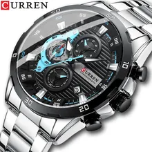 CURREN Rel gios masculinos de a o inoxid vel moda criativa mostrador luminoso com cron grafo.jpg 220.webp