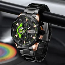 CURREN Rel gios masculinos de a o inoxid vel moda criativa mostrador luminoso com cron grafo.jpg 220.webp