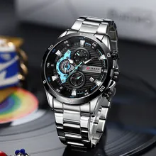 CURREN Rel gios masculinos de a o inoxid vel moda criativa mostrador luminoso com cron grafo.jpg 220.webp