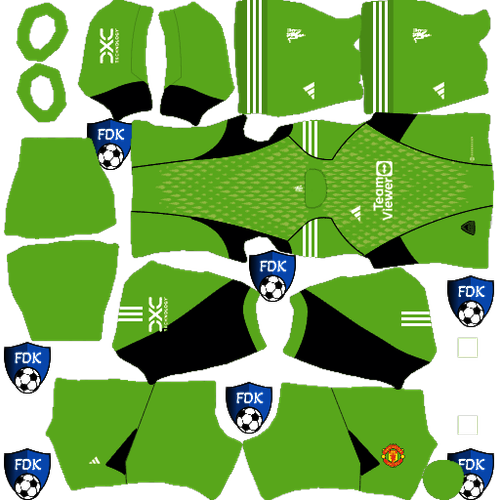Manchester United kit dls 2024 gk home temp.png