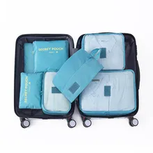 6 p s saco de armazenamento organizador de viagem conjunto para roupas arrumadas guarda roupa mala.j.webp