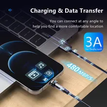 Floveme 540 gire o cabo magn tico 3a usb c cabo para o iphone 12 11.jpg 220x220.jpg .webp