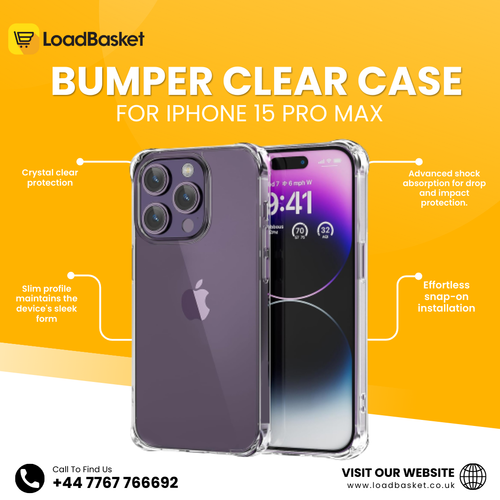 Bumper Clear Case For iPhone 15 Pro Max.png
