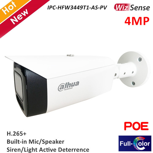 Dahua 4MP IP Camera Full Warna Tetap Fokus Bullet Network Camera IP H 265 Lampu Sirene.jpg
