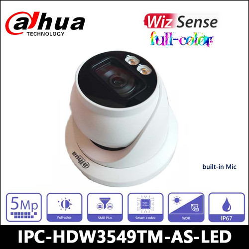 Dahua IP Camera IPC HDW3549TM AS LED New Full Collor 5MP WizSense 3 Series Warm LED.jpg