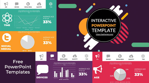 Free interactive education Powerpoint Template