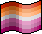 lesbian pride flag 7 stripes with depth.png