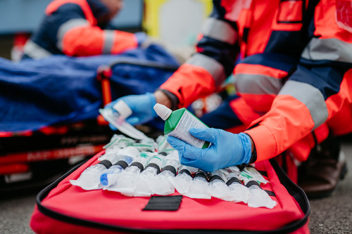 Close-up of emergency equipment during rescue action., outdoor..jpg