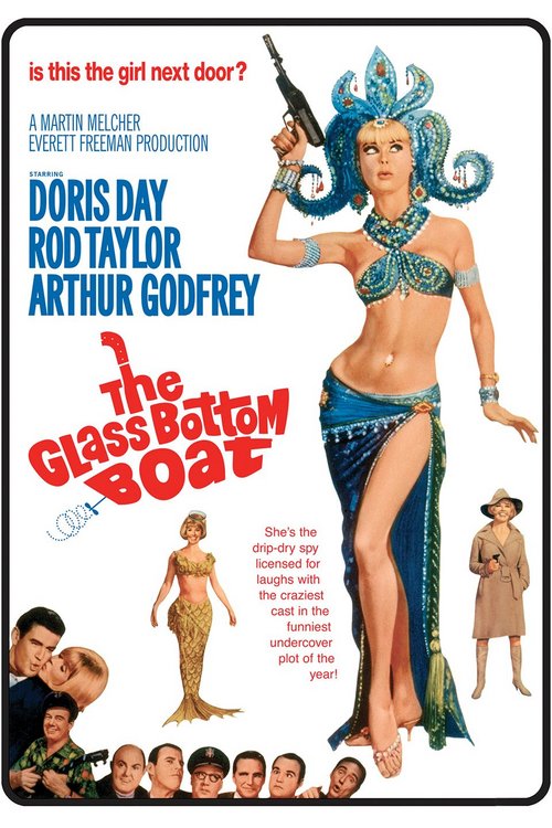 Kosmiczne przygody Jennifer / The Glass Bottom Boat (1966) PL.1080p.BRRip.H264-wasik / Lektor PL