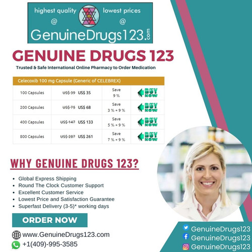 https://www.genuinedrugs123.com/385-Osteoporosis-Drugs-Generic-Celecoxib-Brand-Celebrex.aspx - Visit our online medication store to suitably access Celecoxib Celebrex, a vital medication for treating certain types of Disease. We offer a safe and hassle-free platform to buying Celecoxib Celebrex, guaranteeing timely delivery and reasonable prices. Faith us for your pharmaceutical needs, and prioritize your health with ease.


Find Other Products Information Like - 
Votrient 400 Mg Price In USA
Votrient Price
Cost of Pazopanib
Cost of Votrient
https://www.genuinedrugs123.com/60-Anti-Cancer-Drugs-Generic-Pazopanib-hydrochloride-Brand-Votrient.aspx