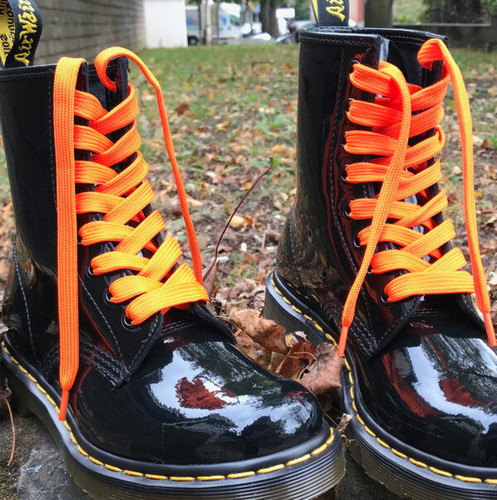 Orange Flat Boot Shoelaces 600x604.jpg