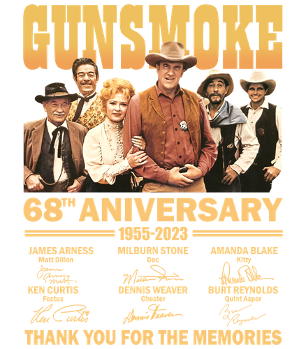 68th anniversary 1955 –2023 Gunsmoke.png