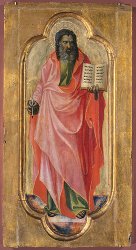 Gherardo Starnina Евангелист, 1435, 35 cm х 14 cm, Дерево, темпера