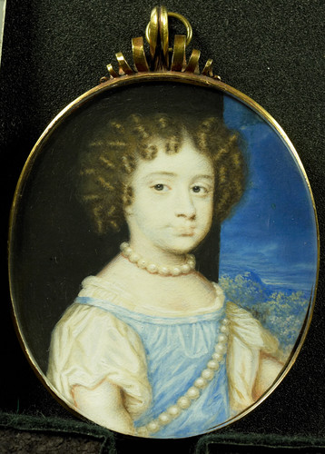 Gibson, Richard (приписывается) Мария Стюарт (1662 95), позже жена Уильяма III, в детстве, 1675, 5,2