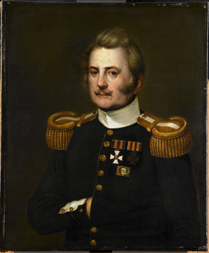 Jong, Jurjen de J.D.B.Wilkens. Подполковник пехоты, 1837, 66 cm х 56 cm, Холст, масло
