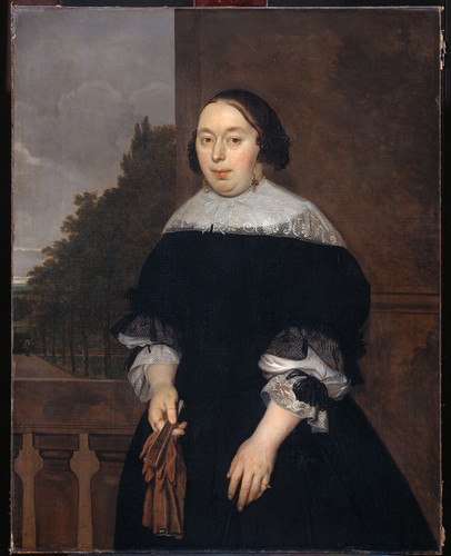 Jongh, Ludolf de Aletta van Ravensberg (1635 77). Жена Jan van Nes, 1668, 111,5 cm х 88,5 cm, Холст,