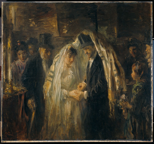 Israels, Jozef Еврейская свадьба, 1903, 137 cm х 148 cm, Холст, масло
