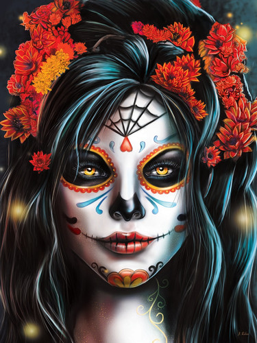 Tableau La Santa Muerte Editions le Heron d Argent.jpg