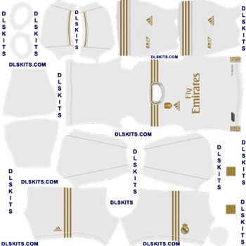Real Madrid Home Kit 2019 DLS 2020.png