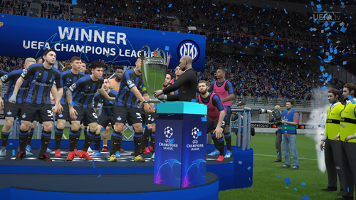 Podium UEFA Champions League 2