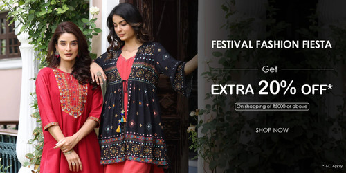 Festival Fashion Fiesta Get Extra 20% OFF On Rs. 5000 Or Above.jpg