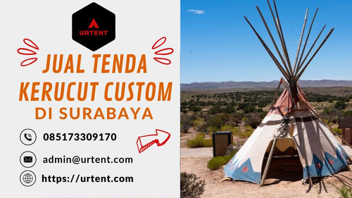 Apakah Anda mencari solusi peneduh yang unik dan elegan untuk acara khusus Anda di Surabaya? Kami menawarkan Tenda Kerucut Custom berkualitas tinggi yang akan membuat acara Anda semakin istimewa.

? Desain Unik: Tenda kerucut kami hadir dengan desain yang menawan dan dapat disesuaikan sesuai dengan tema acara Anda.

? Perlindungan Cuaca: Lindungi tamu Anda dari panas matahari atau hujan dengan tenda berkualitas tinggi yang tahan lama.

? Ideal untuk Segala Jenis Acara: Cocok untuk pesta pernikahan, pameran, acara korporat, dan banyak lagi.

Hubungi kami sekarang untuk informasi lebih lanjut, harga, dan pesanan:

? Email: admin@urtent.com
? WhatsApp: 085173309170

Jadikan acara Anda lebih berkesan dengan Tenda Kerucut Custom kami. Hubungi kami hari ini!