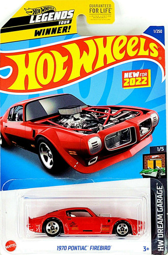 Машинка Hot Wheels 1970 Pontiac Firebird 2022 Dream Garage (#001) HCX22.jpg
