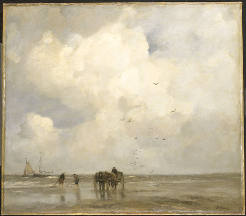 Maris, Jacob Ловля рыбы, 1885, 115 cm x 128 cm, Холст, масло