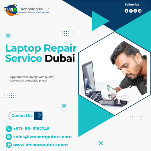 Trust VRS Technologies LLC for professional laptop repair services in Dubai, UAE. Our expert technicians are here to resolve all your laptop issues. Contact us at +971-55-5182748 for reliable Laptop Repair Service Dubai.

Visit: https://www.vrscomputers.com/repair/laptop-repair-servicing-dubai/