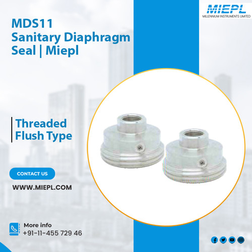MDS11 Sanitary Diaphragm Seal - Threaded Flush Type | Miepl.jpg