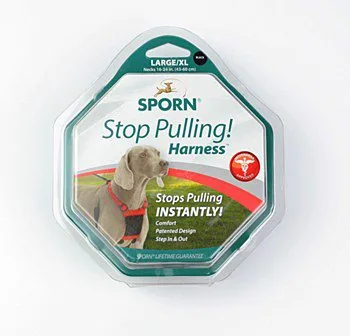 Sporn Stop Pulling Mesh Dog Harness Large Extra Large Black.webp
