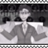 black and white stamp