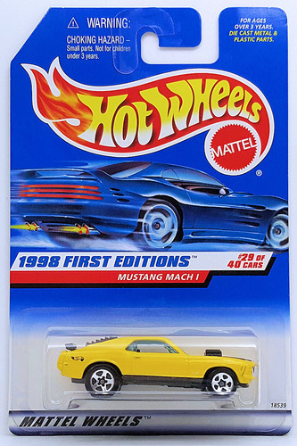 Машинка Hot Wheels Mustang Mach 1 1998 First Editions (#670) 18539.jpg