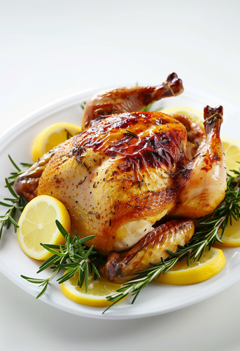 dterox A whole perfectly cooked chicken on an elegant plate s 9cb73450 e4fc 4d55 b90e 4487a211f668 2.png