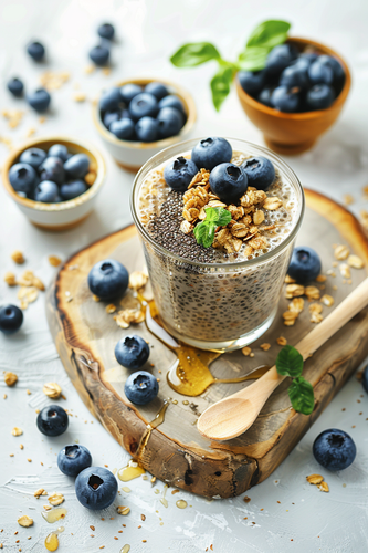 dterox A glass of chia seed porridge with blueberries and a r 173297d2 967c 4e31 ba24 637d72754c9a 1.png