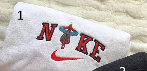 Hanging Spider Hero Fashion Embroidered Sweatshirt Collar Cotton Fabric Jersey1.jpg