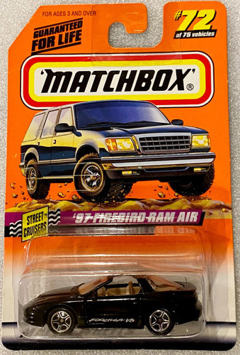 Машинка Matchbox '97 Firebird Ram Air (Pontiac) 1998 Street Cruisers (#72) 33872.jpg