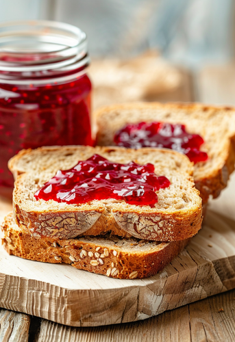 dterox A jar of homemade jam on the left spread onto two slic 4b02c21f 7372 4b12 b2d2 03a9a8857f1c 1.png