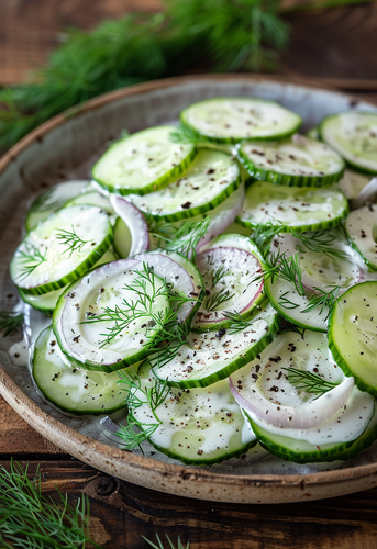 dterox A plate of creamy cucumber and onion salad with sliced 9b9d7fff 2ec6 432e a6a1 1d61c8c8839b 2.png