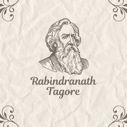 Beige and Brown Paper Texture Modern Simple Decorative Rabindranath Instagram Post.png
