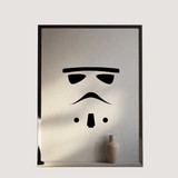 Stormtrooper Minimalist Star Wars Leather Art Novado 