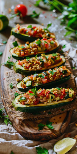 dterox Stuffed Zucchini boats recipe Beautifully presented in f7596db7 8832 4142 821f 8315a344a11f 0.png
