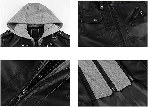 Hanemiya Kazutora Cosplay Men s Leather Jacket Vintage Motorcycle Biker Jacket with Removable Hood 5.jpg