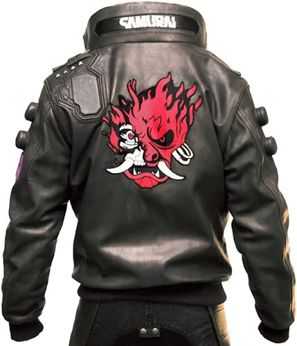 Bold Threadz Dusky Black Cyber Cosplay Samurai Gaming Punk Motorcycle Bomber Real Leather Jacket 0.jpg